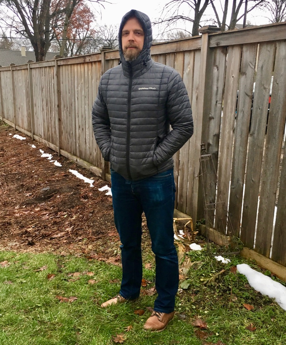 Staying warm in the Outdoor Vitals LoftTek Adventure Jacket