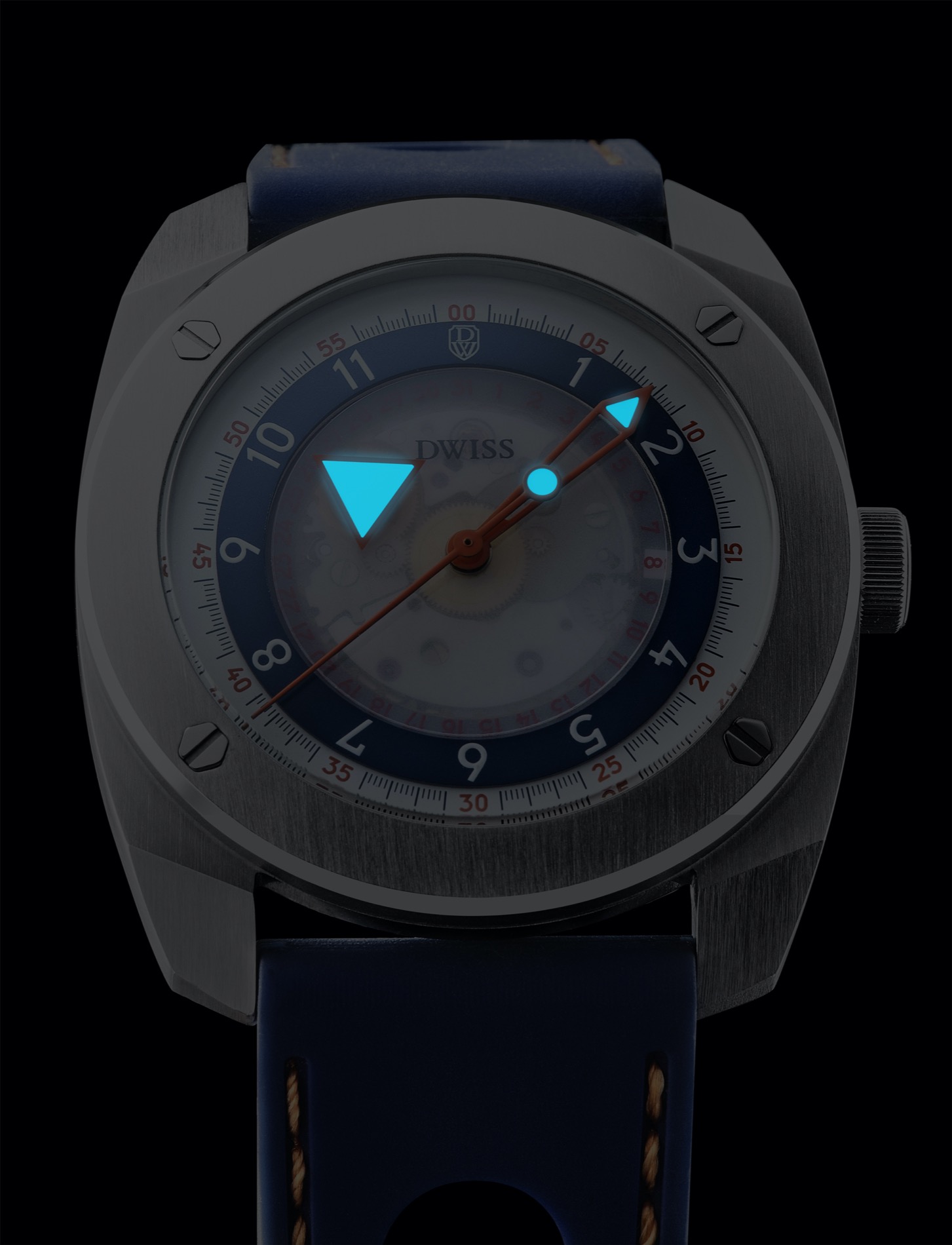 Now Funding DWISS Floating Hours Wristwatch Review