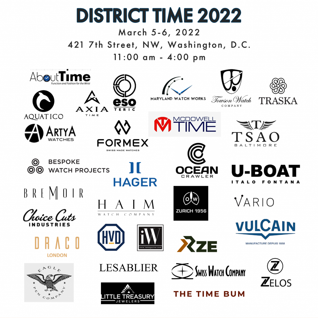 The District Time Watch show returns this spring