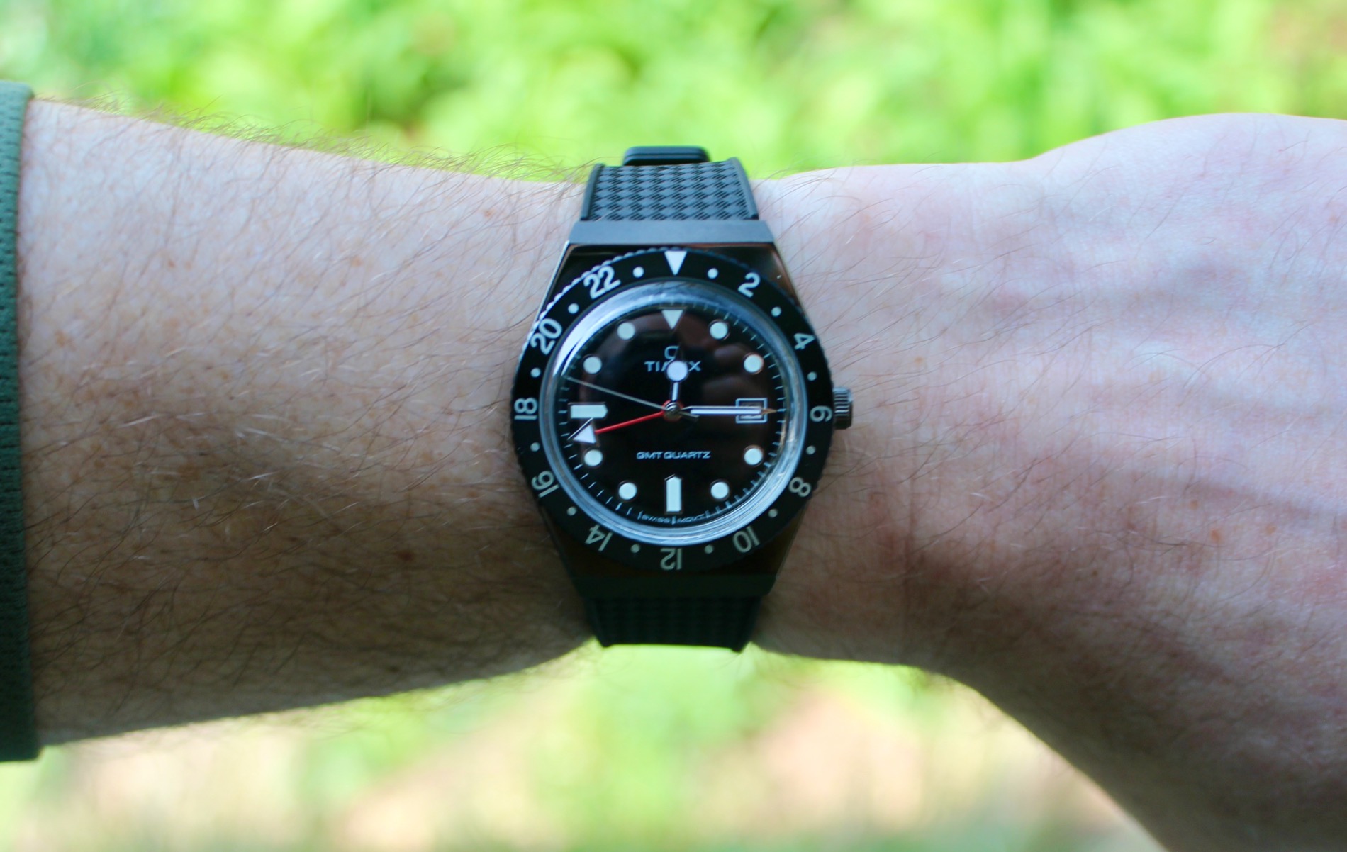 Q Timex GMT A Wrist Watch Review Wristwatch Review